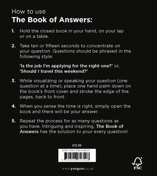 Produktbild: The Book Of Answers