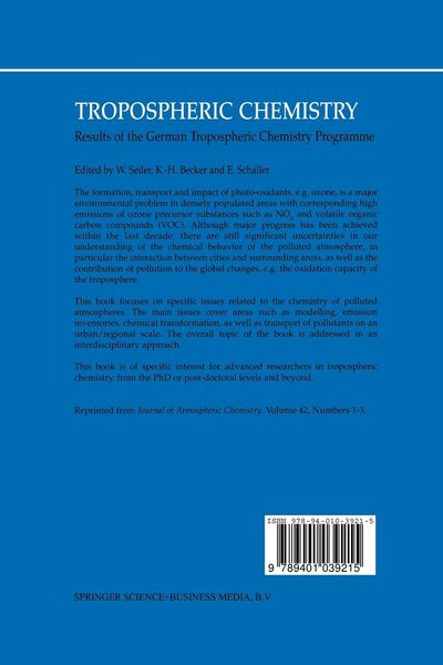 Produktbild: Tropospheric Chemistry