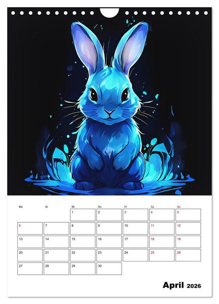 Produktbild: Tierisches Horoskop (Wandkalender 2026 DIN A4 hoch), CALVENDO Monatskalender