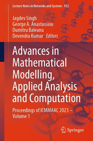 Produktbild: Advances in Mathematical Modelling, Applied Analysis and Computation