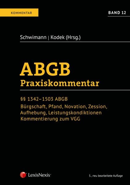 Produktbild: ABGB Praxiskommentar Band 12, 5. Auflage