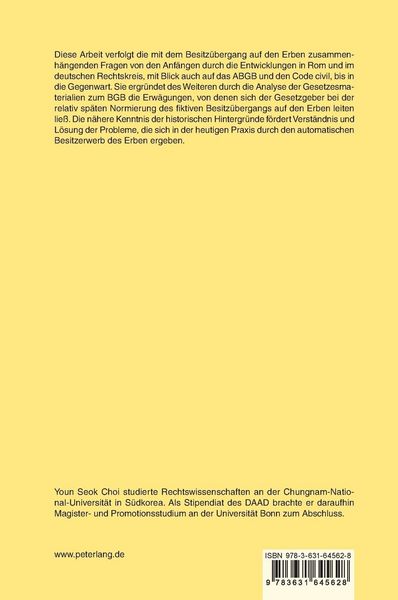 Produktbild: Der Besitzerwerb des Erben