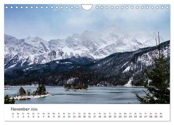Produktbild: Einzigartige Seen in Bayern (Wandkalender 2026 DIN A4 quer), CALVENDO Monatskalender