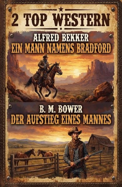 Produktbild: 2 Top Western: Ein Mann namens Bradford / Der Aufstieg eines Mannes