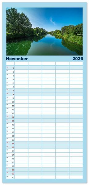 Produktbild: Familienplaner 2026 - Sigmaringen - h&uuml;bsche Kleinstadt an der Donau mit 5 Spalten (Wandkalender, 21 x 45 cm) CALVENDO