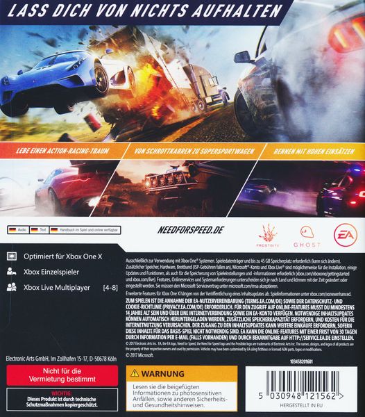 Produktbild: Need for Speed Payback