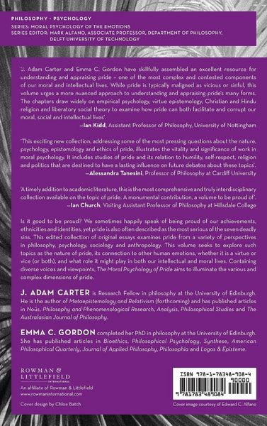 Produktbild: Moral Psychology of Pride