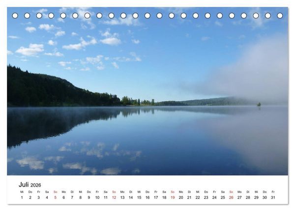 Produktbild: Schweden - V&auml;rmland (Tischkalender 2026 DIN A5 quer), CALVENDO Monatskalender