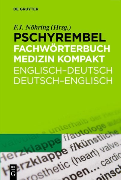 Produktbild: Pschyrembel Fachw&ouml;rterbuch Medizin kompakt