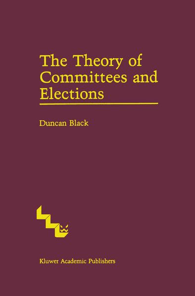 Produktbild: The Theory of Committees and Elections