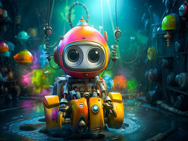 Produktbild: CALVENDO Puzzle Ein Motiv aus dem Kalender Die Welt der kleinen Robots | 1000 Teile Lege-Gr&ouml;&szlig;e 64x48cm Foto-Puzzle f&uuml;r gl&uuml;ckliche Stunden