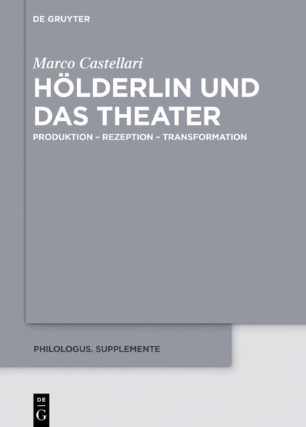 Produktbild: H&ouml;lderlin und das Theater