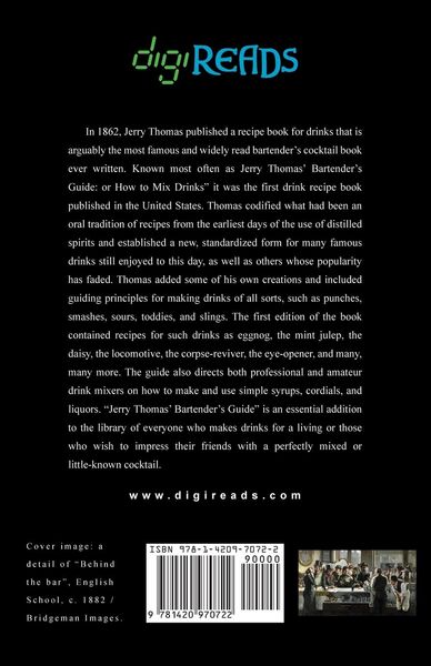 Produktbild: Jerry Thomas' Bartender's Guide