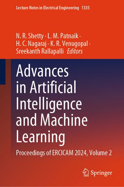 Produktbild: Advances in Artificial Intelligence and Machine Learning