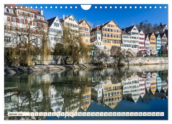 Produktbild: T&uuml;bingen - Schw&auml;bische Perle am Neckar (Wandkalender 2026 DIN A4 quer), CALVENDO Monatskalender