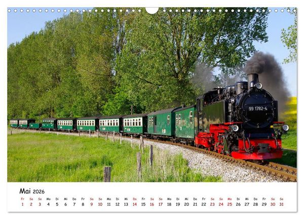 Produktbild: R&uuml;gens "rasender Roland" (Wandkalender 2026 DIN A3 quer), CALVENDO Monatskalender