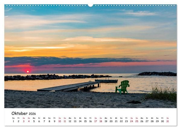 Produktbild: Bornholm 2026 Ein Jahr im Sommer (Wandkalender 2026 DIN A2 quer), CALVENDO Monatskalender