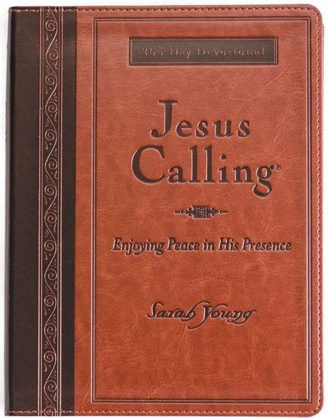 Produktbild: Jesus Calling, Large Text Brown Leathersoft, with Full Scriptures