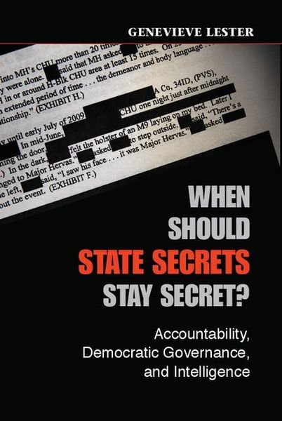 Produktbild: When Should State Secrets Stay Secret?