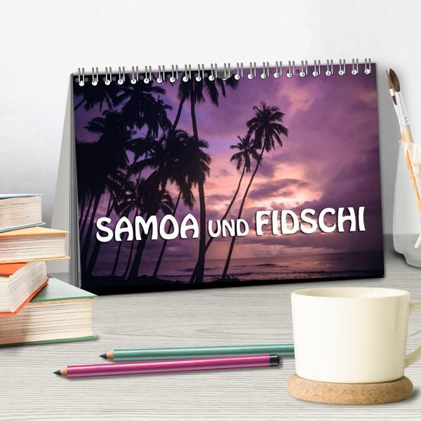 Produktbild: Samoa und Fidschi (Tischkalender 2026 DIN A5 quer), CALVENDO Monatskalender