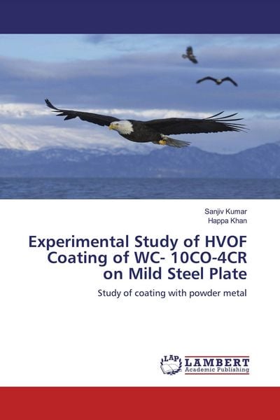 Produktbild: Experimental Study of HVOF Coating of WC- 10CO-4CR on Mild Steel Plate
