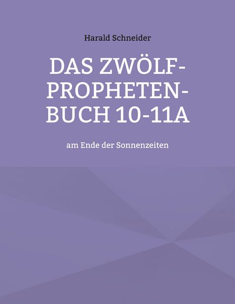 Produktbild: Das Zw&ouml;lf-Propheten-Buch 10-11a