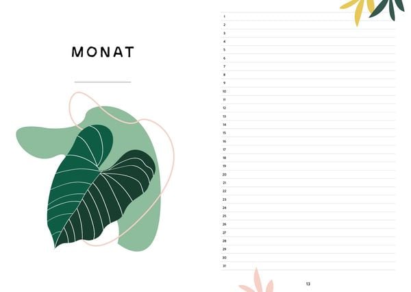Produktbild: Mein Bullet Journal (Botanical Edition) Besser planen & Tr&auml;ume verwirklichen