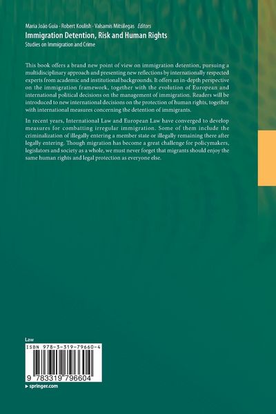 Produktbild: Immigration Detention, Risk and Human Rights