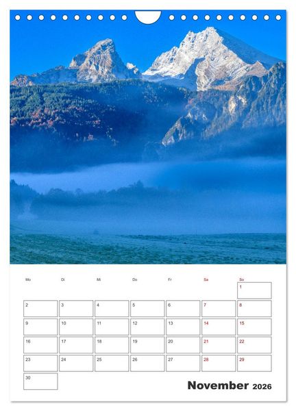 Produktbild: Vier Jahreszeiten im Berchtesgadener Land (Wandkalender 2026 DIN A4 hoch), CALVENDO Monatskalender