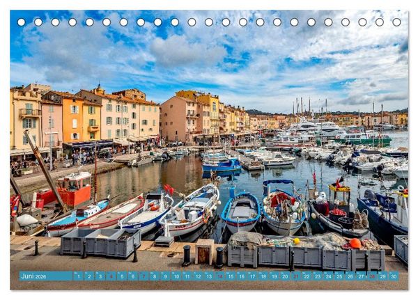 Produktbild: Zauber der C&ocirc;te d'Azur (Tischkalender 2026 DIN A5 quer), CALVENDO Monatskalender