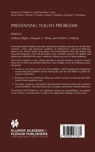 Produktbild: Preventing Youth Problems