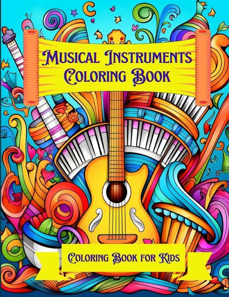 Produktbild: Musical Instruments Coloring Book