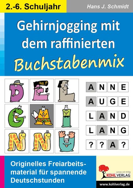 Produktbild: Gehirnjogging mit Kohls Buchstabenmix