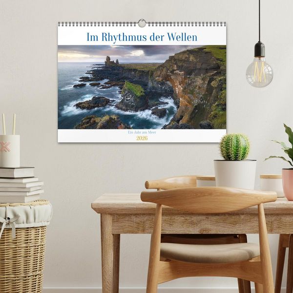 Produktbild: Im Rhythmus der Wellen - Ein Jahr am Meer (Wandkalender 2026 DIN A3 quer), CALVENDO Monatskalender