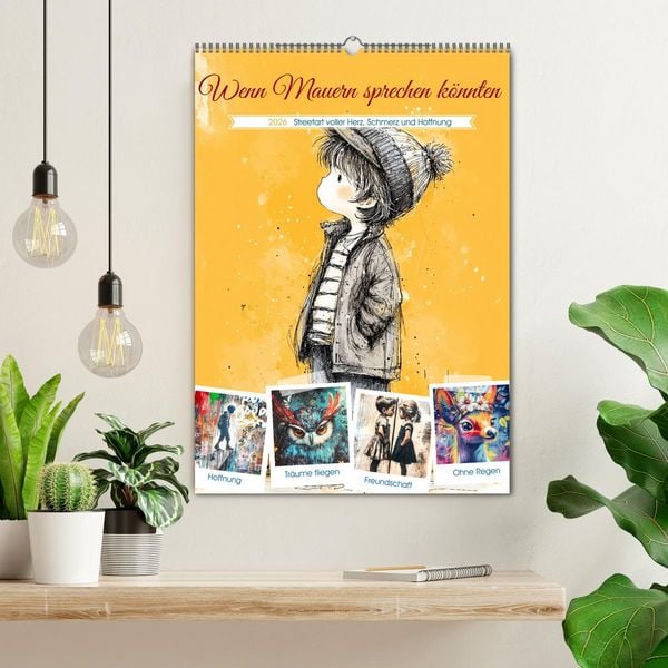 Produktbild: Wenn Mauern sprechen k&ouml;nnten (Wandkalender 2026 DIN A2 hoch), CALVENDO Monatskalender