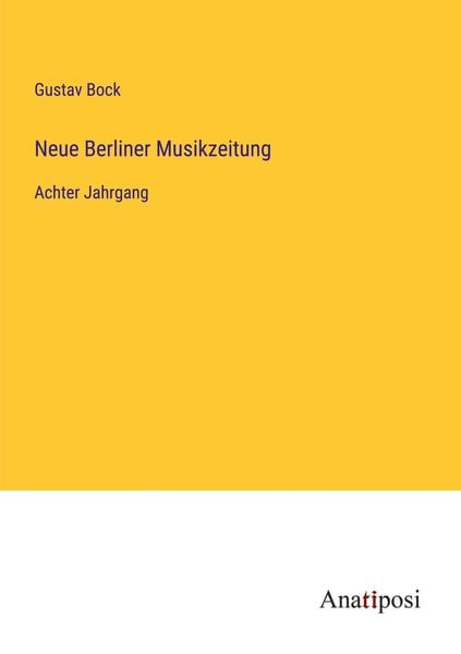 Produktbild: Neue Berliner Musikzeitung