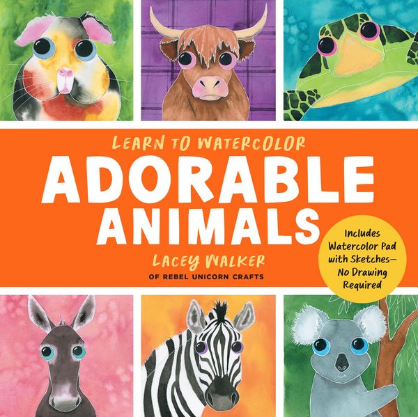 Produktbild: Learn to Watercolor Adorable Animals