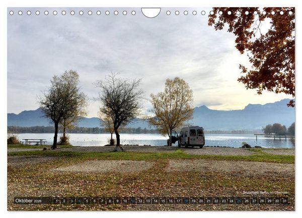 Produktbild: Vanlife - Leben, fahren, frei sein mit dem Wohnmobil (Wandkalender 2026 DIN A4 quer), CALVENDO Monatskalender