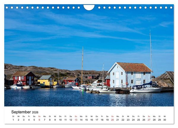 Produktbild: Westk&uuml;ste in Schweden (Wandkalender 2026 DIN A4 quer), CALVENDO Monatskalender