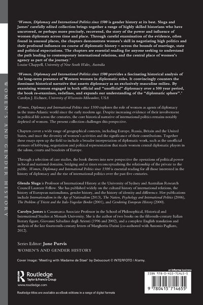 Produktbild: Women, Diplomacy and International Politics since 1500