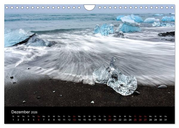 Produktbild: Island - einzigartige Landschaften (Wandkalender 2026 DIN A4 quer), CALVENDO Monatskalender