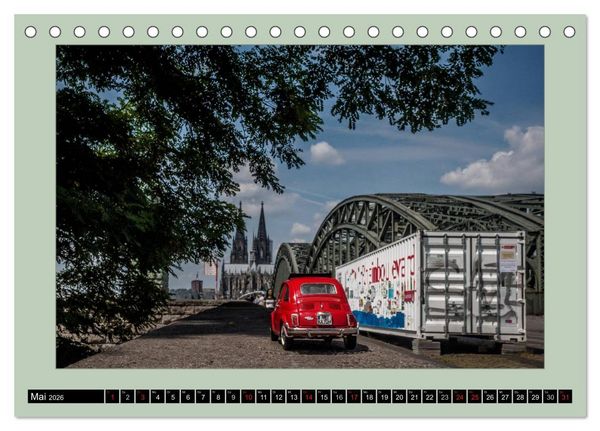 Produktbild: Die Knutschkugel in K&ouml;ln (Tischkalender 2026 DIN A5 quer), CALVENDO Monatskalender