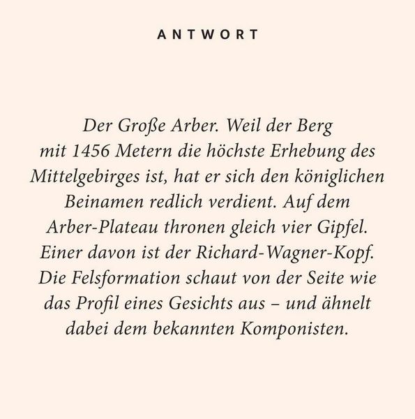 Produktbild: Bayerischer Wald-Quiz