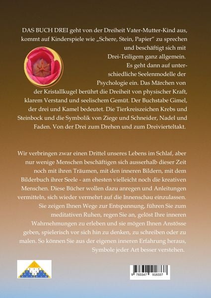Produktbild: DAS BUCH DREI; Dreiteilung allgemein; Seelenmodelle der Psychologie, Grimm-M&auml;rchen von der Kristallkugel; Tierkreiszeichen Krebs und Steinbock;