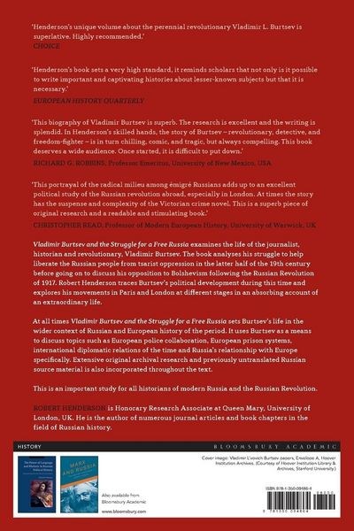 Produktbild: Vladimir Burtsev and the Struggle for a Free Russia