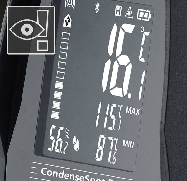 Produktbild: Laserliner CondenseSpot Pro Luftfeuchtemessger&auml;t (Hygrometer)
