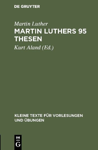 Produktbild: Martin Luthers 95 Thesen