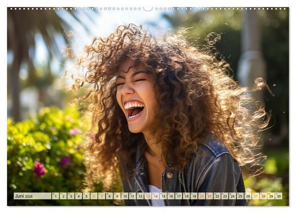 Produktbild: Lachen verzaubert (Wandkalender 2026 DIN A2 quer), CALVENDO Monatskalender
