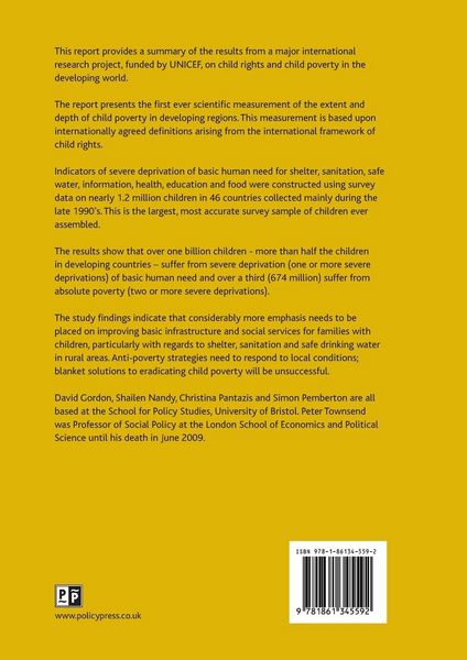 Produktbild: Child poverty in the developing world