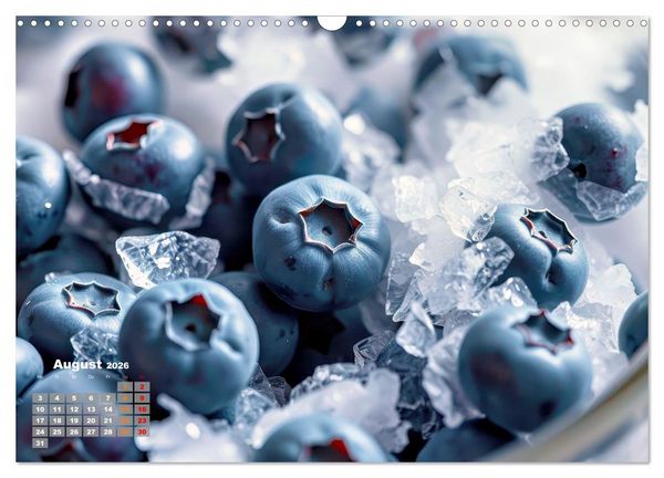 Produktbild: Superfood Blaubeeren und Erdbeeren (Wandkalender 2026 DIN A3 quer), CALVENDO Monatskalender